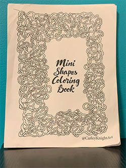 mini coloring book